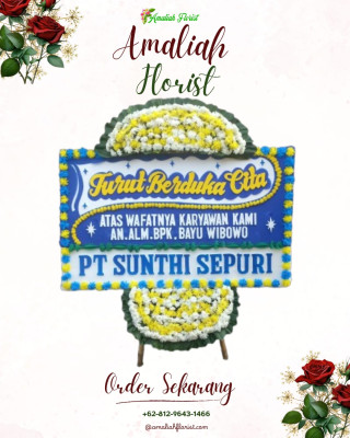 Papan Bunga Duka di Darma